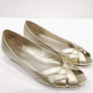 Isaac Mizrahi for Target Flora Leather Flat Sz 9.5